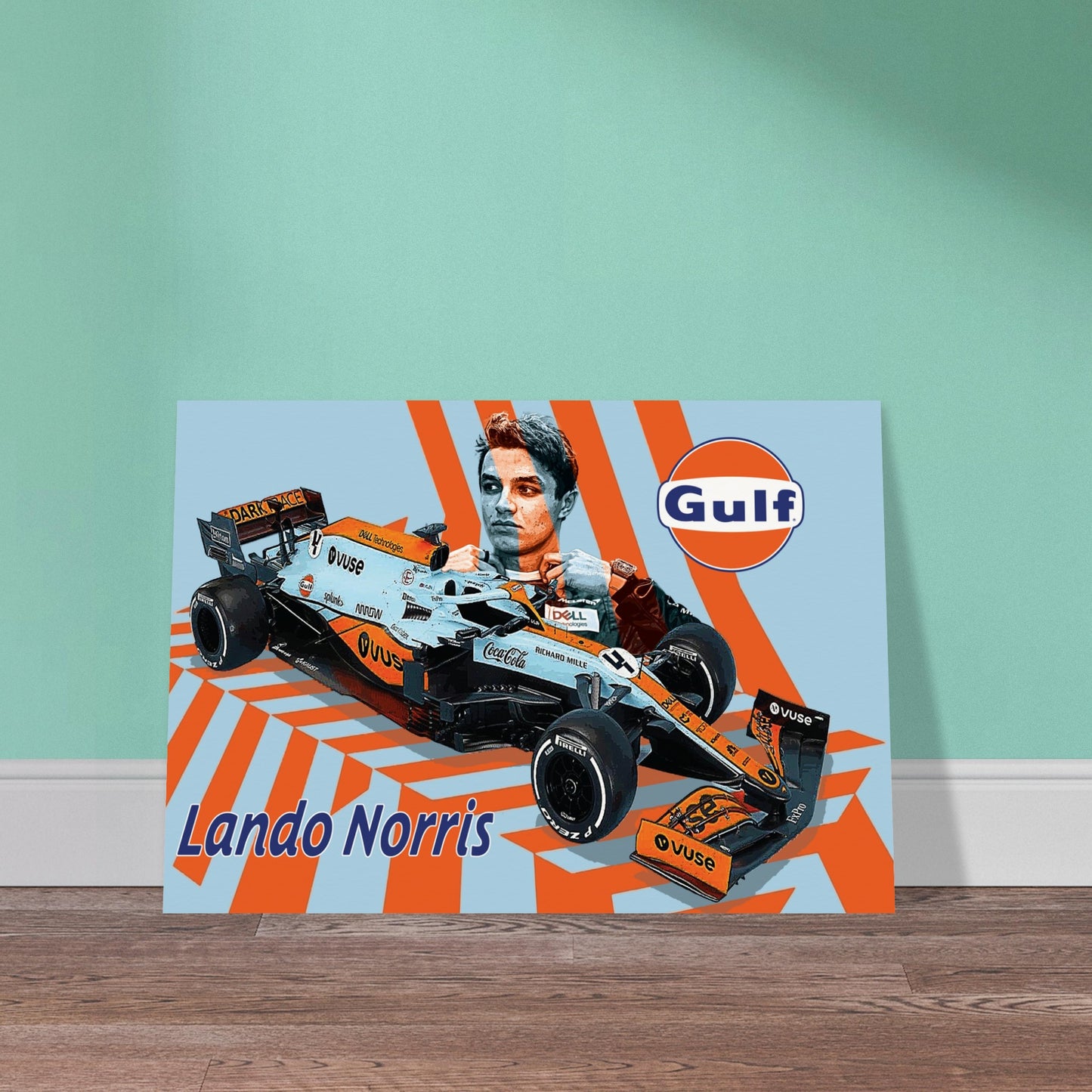 Lando Gulf Tribute Museum-Quality Matte Paper Poster