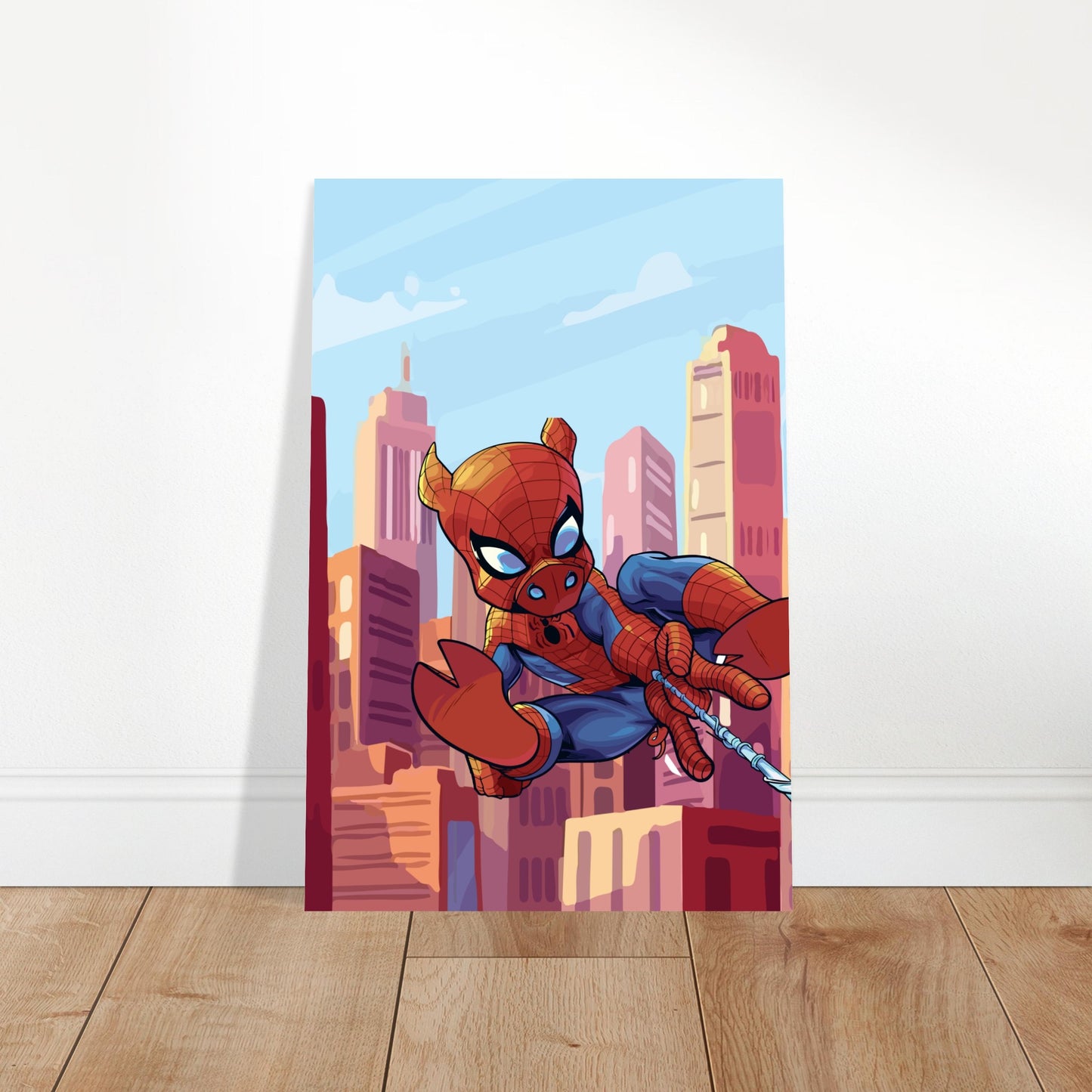 Spider-Pig Classic Semi-Glossy Paper Poster