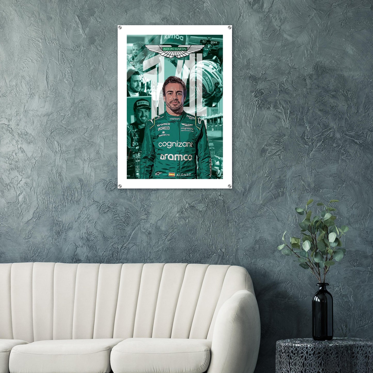 Fernando Alonso Custom Acrylic Print