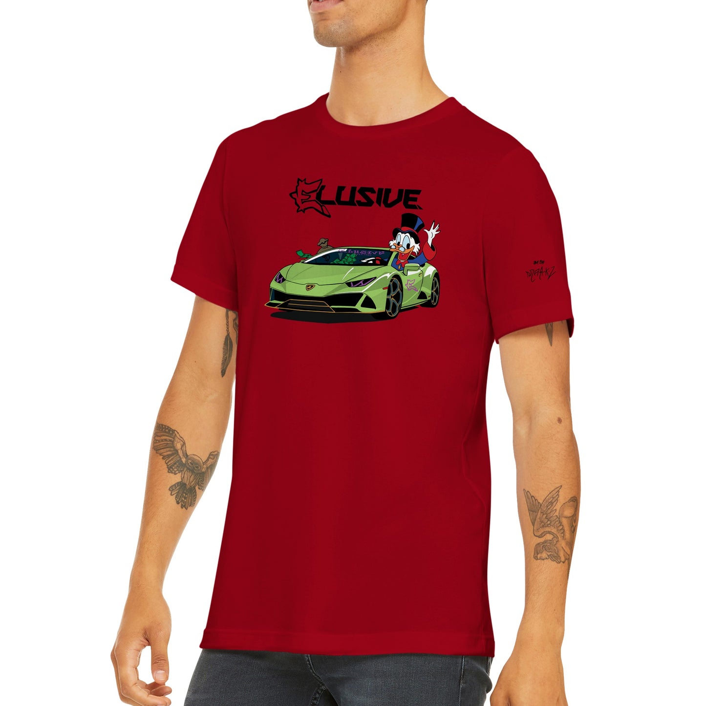 Lambo Scrooge Premium Unisex Crewneck T-shirt