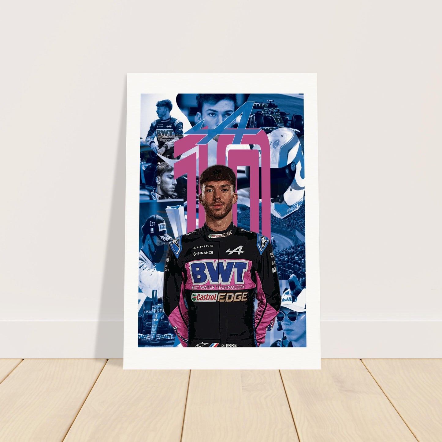 Pierre Gasly Custom Museum-Quality Matte Paper Poster