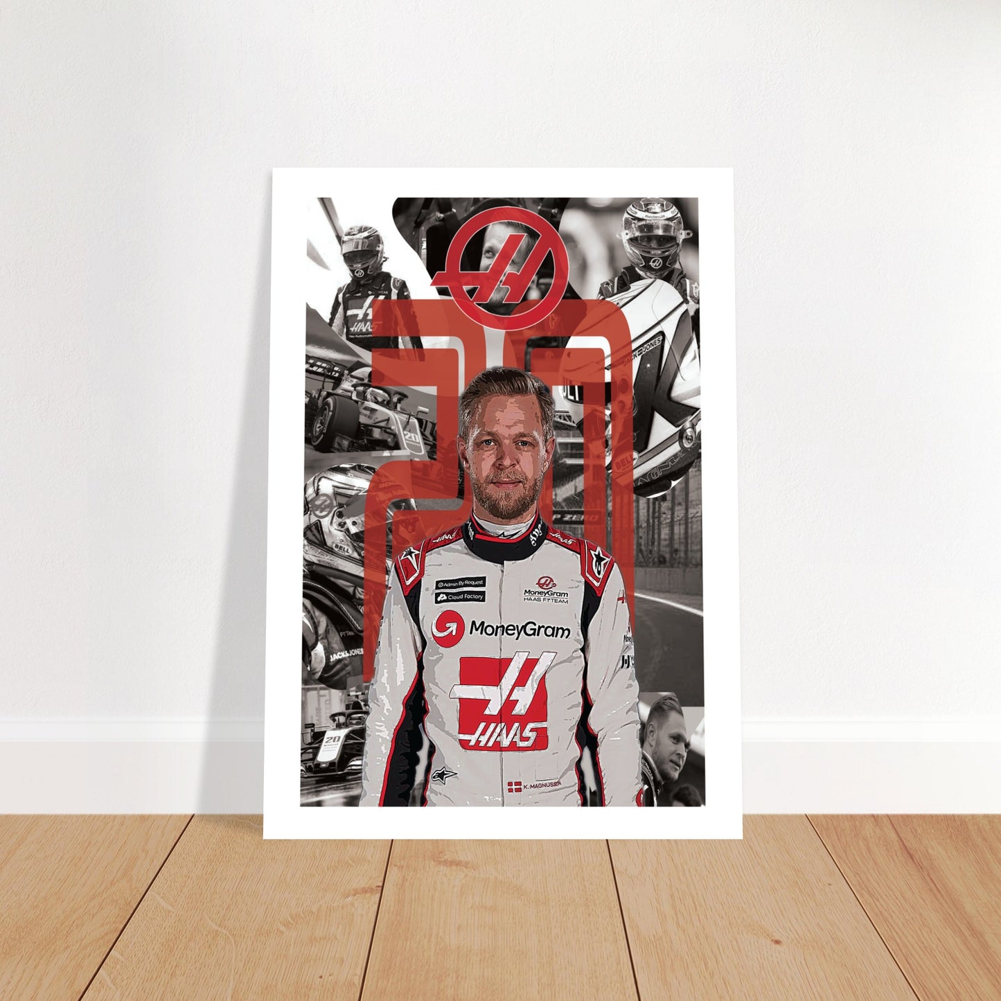 Kevin Magnussen Custom Premium Semi-Glossy Paper Poster