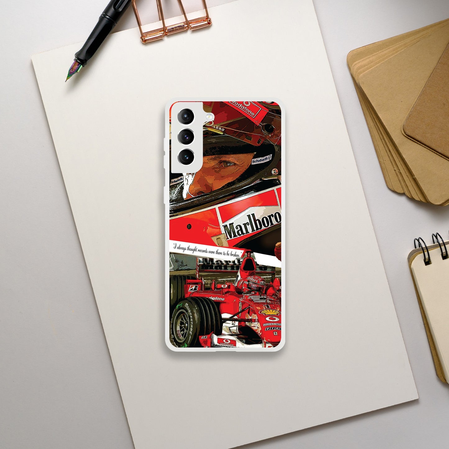 Michael Schumacher Custom Tribute Phone Flexi case