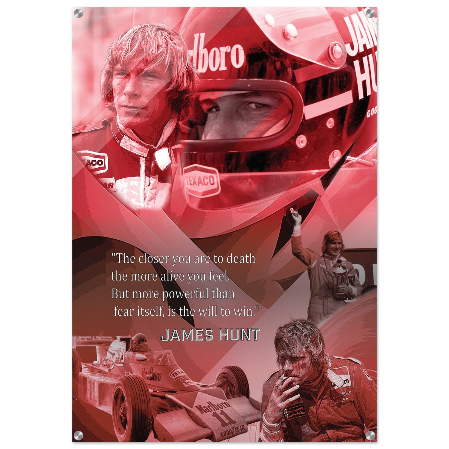 James Hunt Custom Tribute Acrylic Print