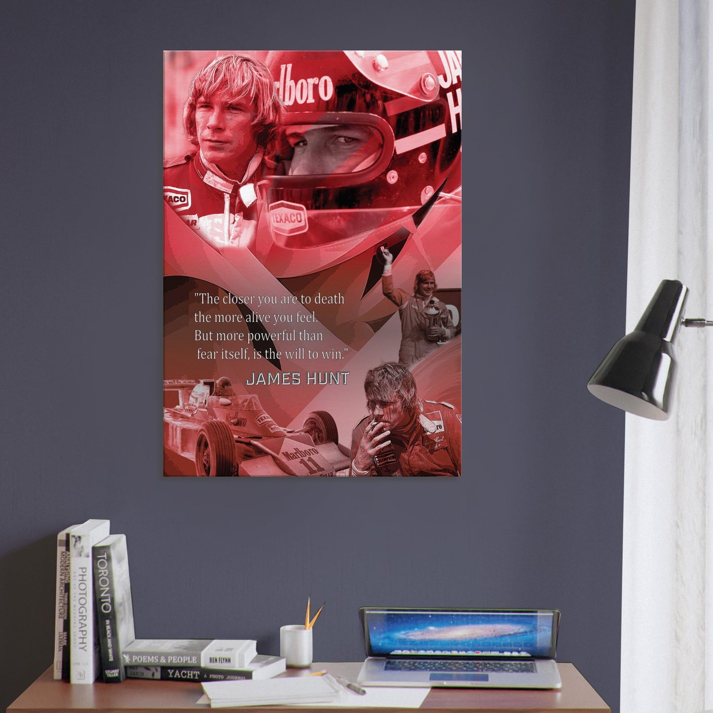 James Hunt Custom Tribute Canvas