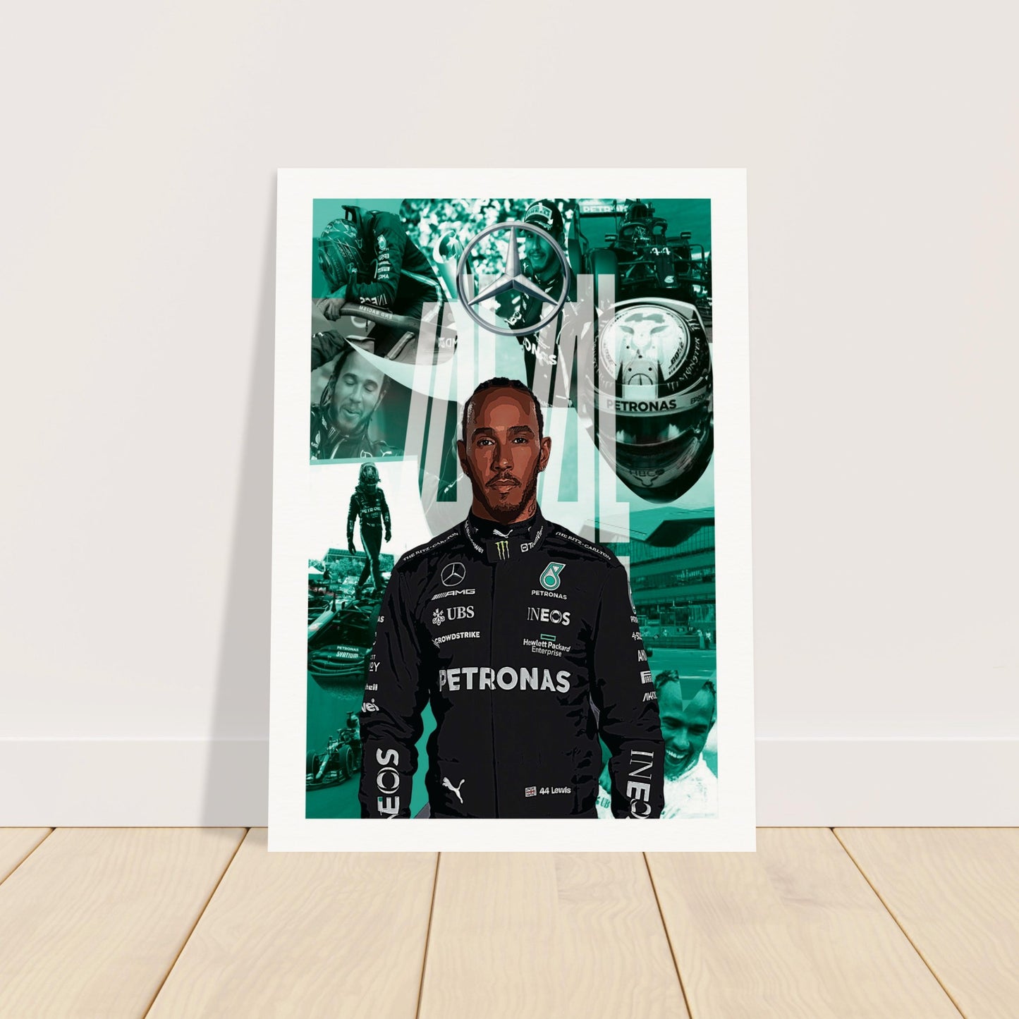 Lewis Hamilton Custom Museum-Quality Matte Paper Poster