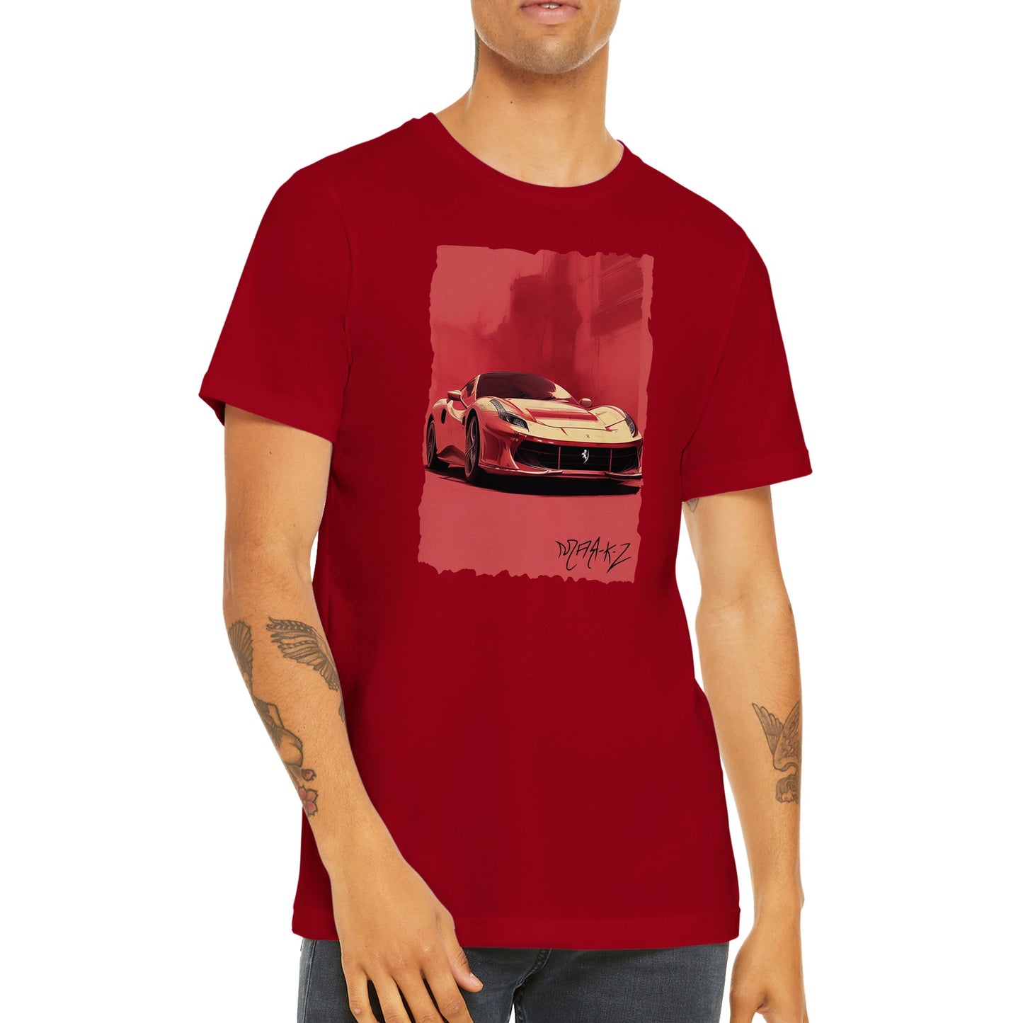 Ferrari in the Heat Premium Unisex Crewneck T-shirt