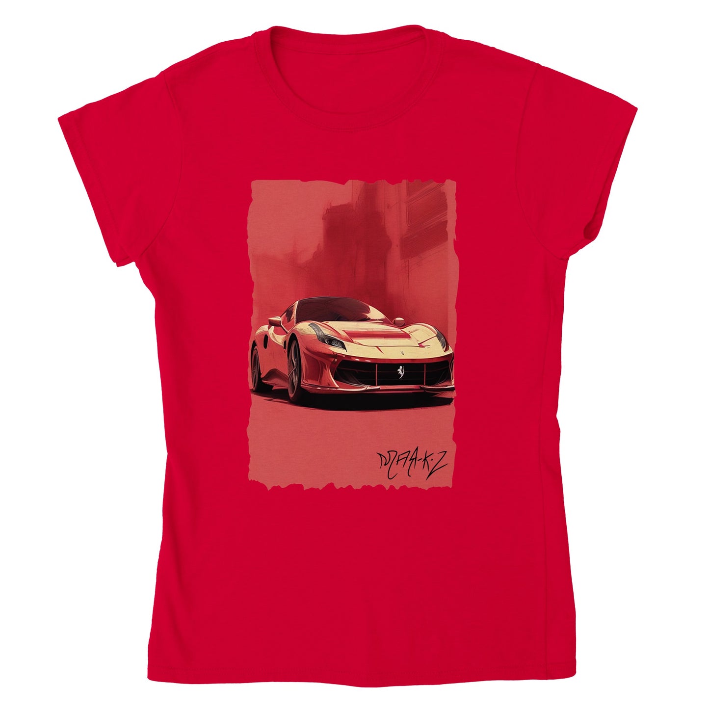 Ferrari in the Heat Classic Womens Crewneck T-shirt