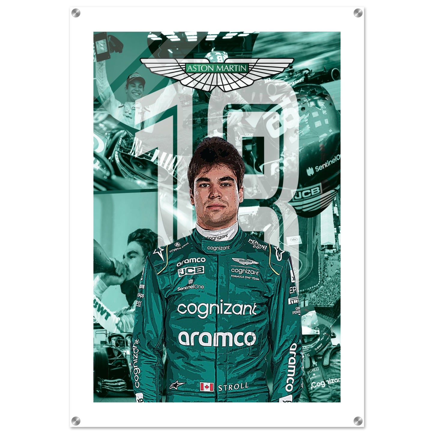 Lance Stroll Custom Acrylic Print