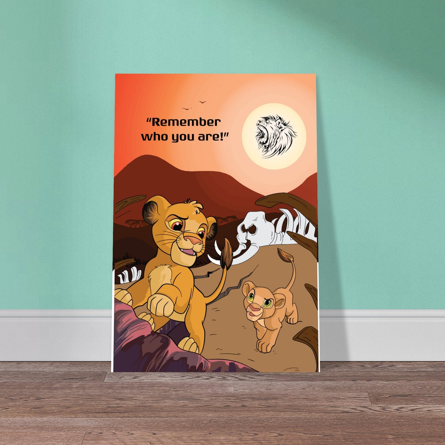 Simba's Journey Classic Semi-Glossy Paper Poster