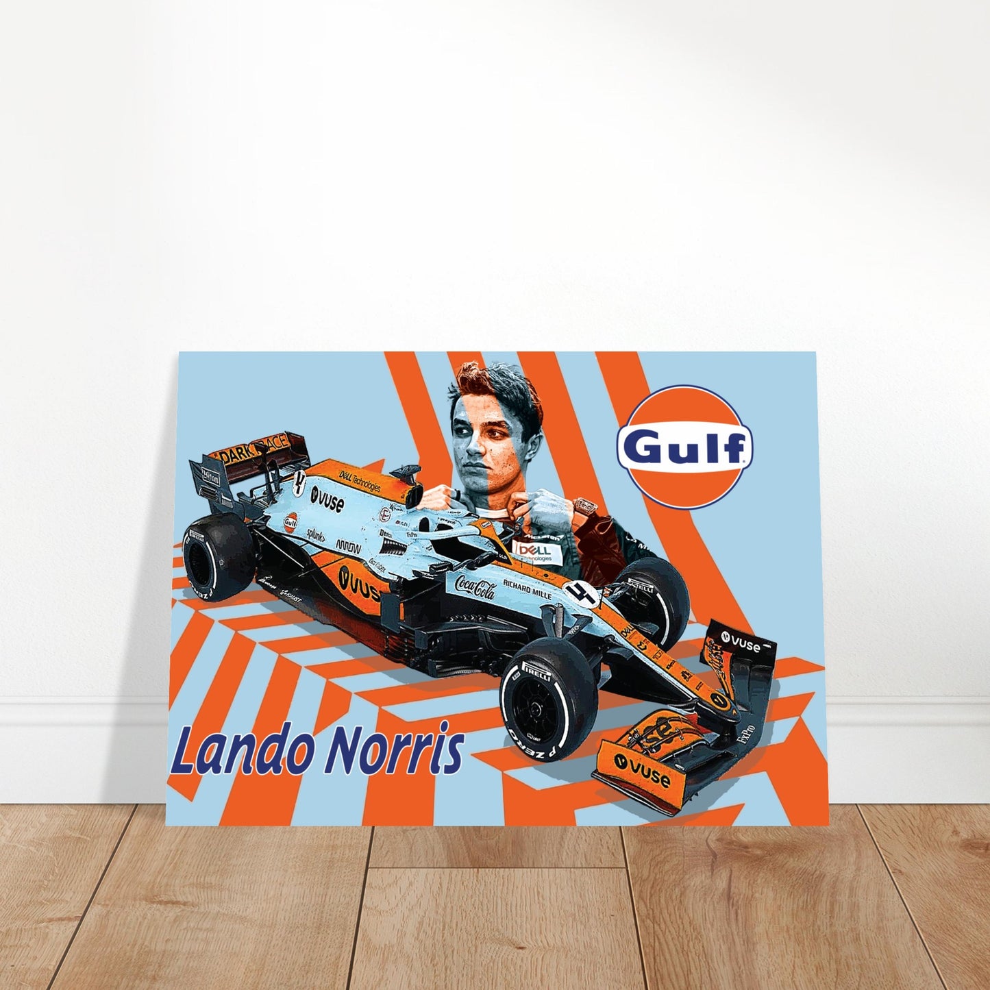 Lando Gulf Tribute Classic Semi-Glossy Paper Poster