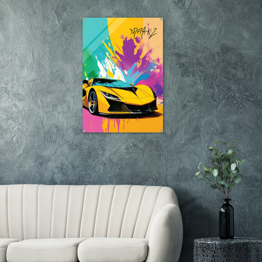 Supercar Delight Acrylic Print