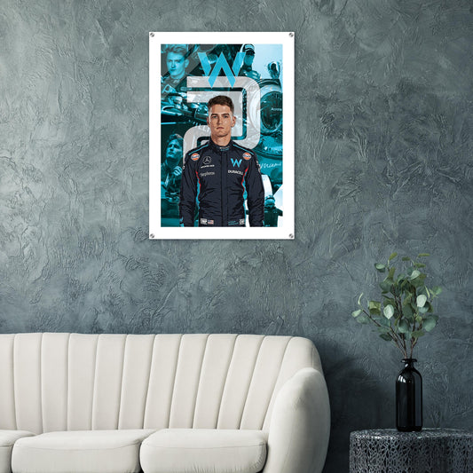 Logan Sargeant Custom Acrylic Print