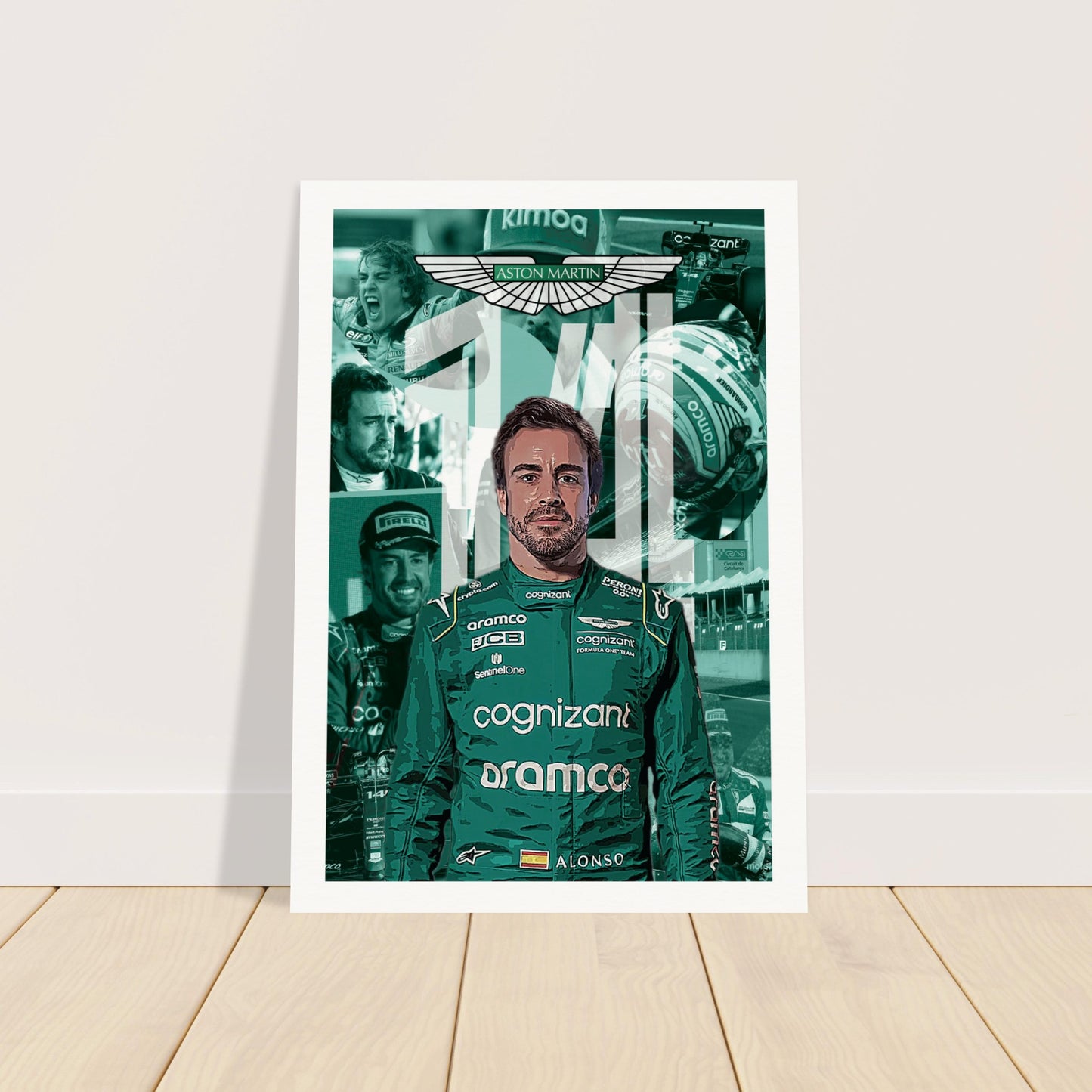 Fernando Alonso Custom Museum-Quality Matte Paper Poster