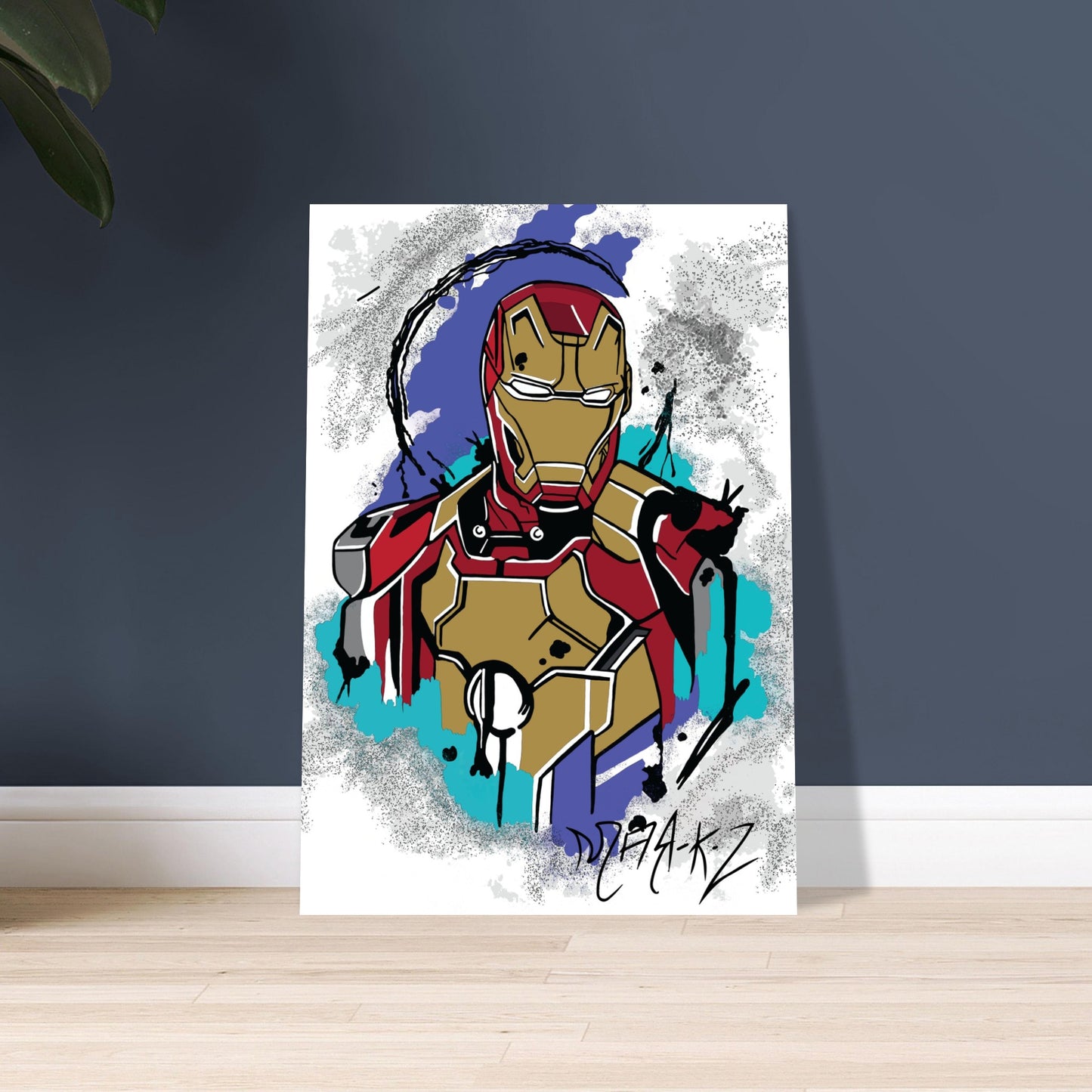 Custom Iron Man Classic Semi-Glossy Paper Poster