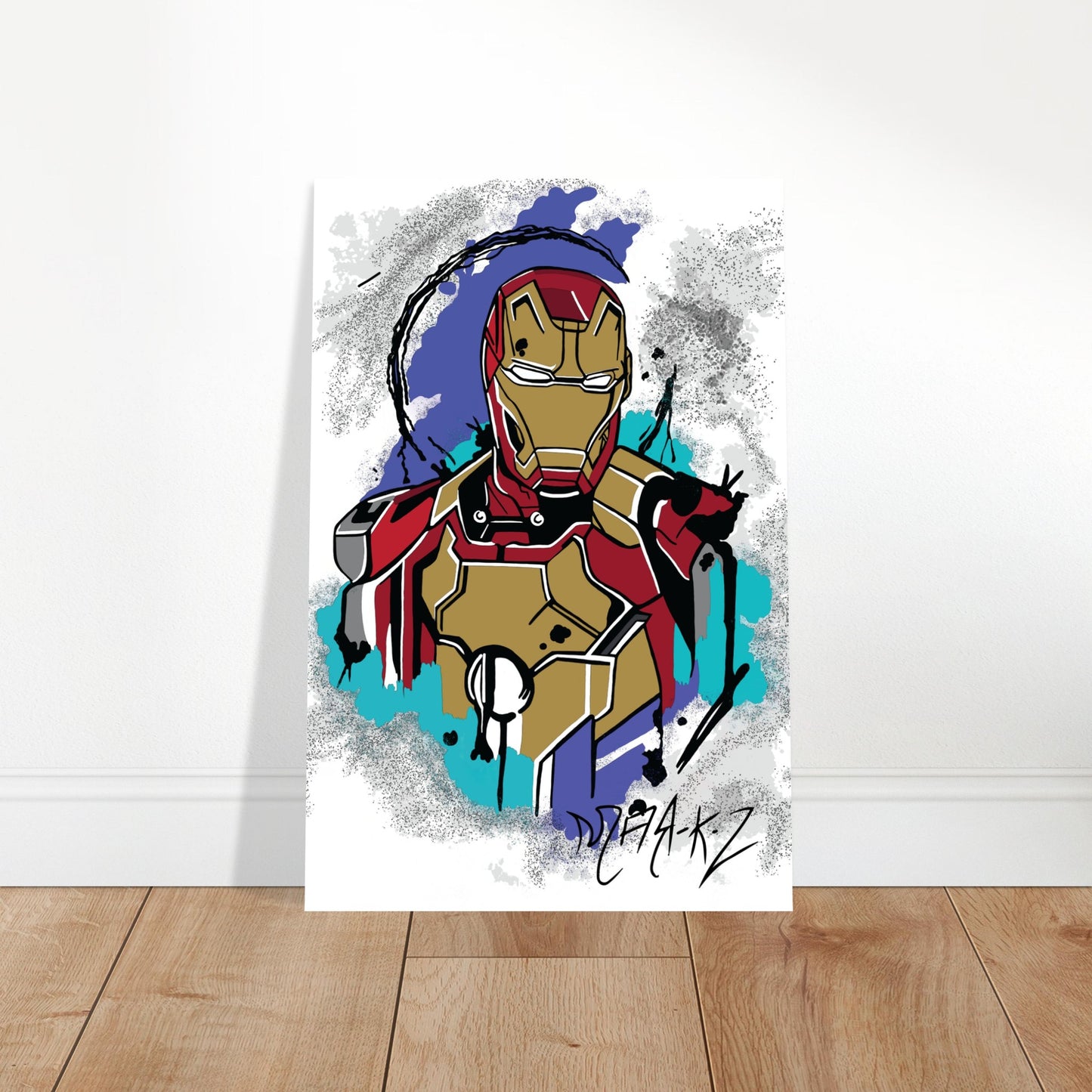 Custom Iron Man Classic Semi-Glossy Paper Poster