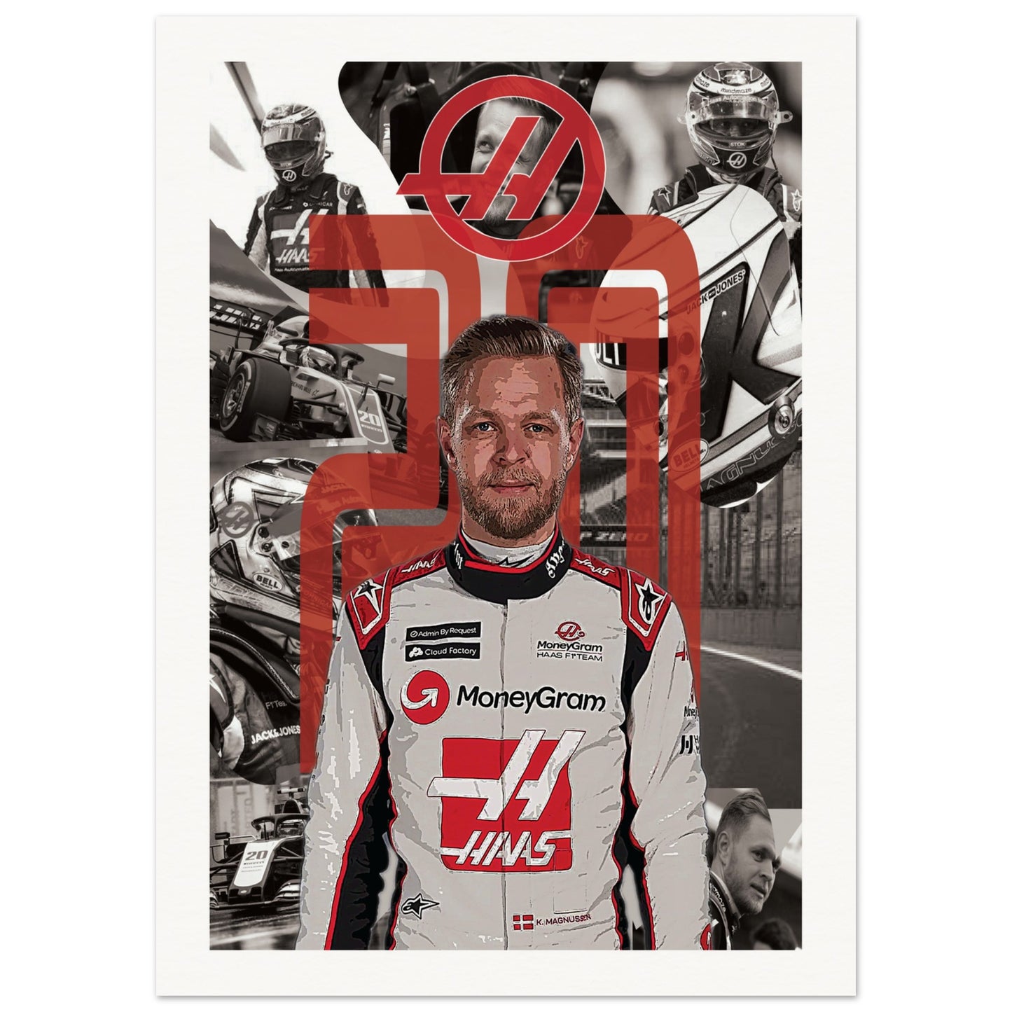 Kevin Magnussen Custom Museum-Quality Matte Paper Poster