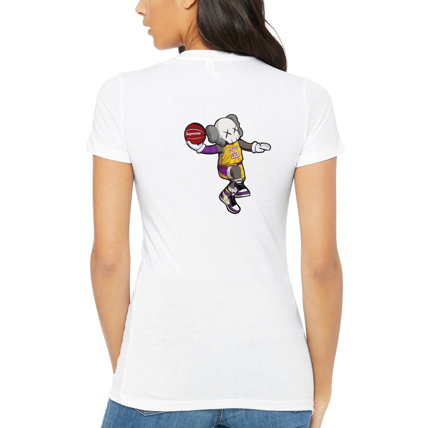 Kaws Dunk Premium Womens Crewneck T-shirt