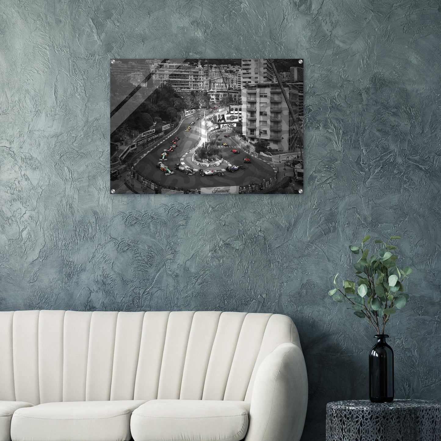 Monaco GP Custom (oil-paint style) Acrylic Print