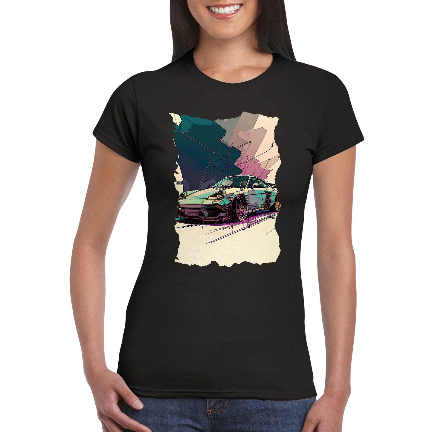 Crusin' 911 Classic Womens Crewneck T-shirt