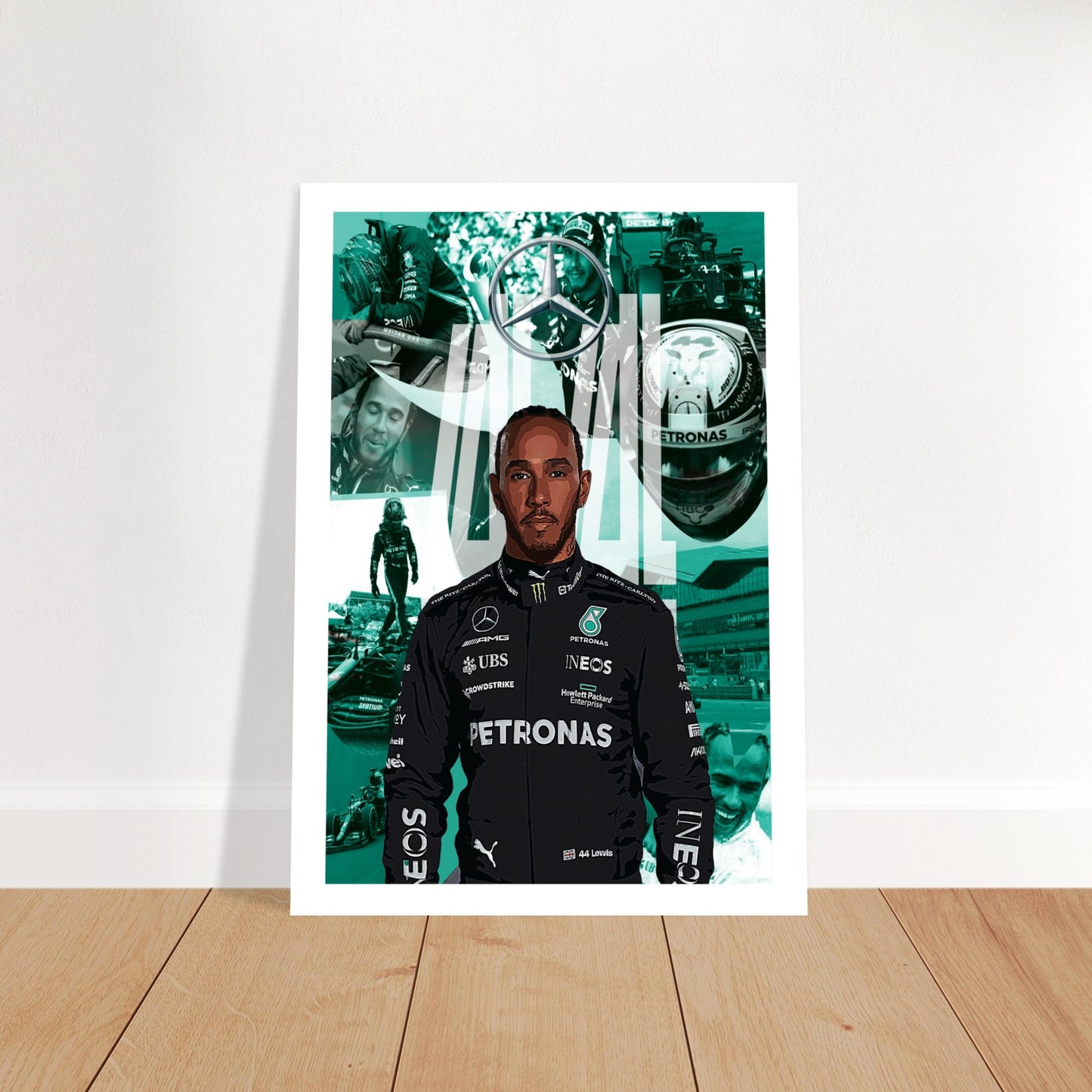 Lewis Hamilton Custom Premium Semi-Glossy Paper Poster