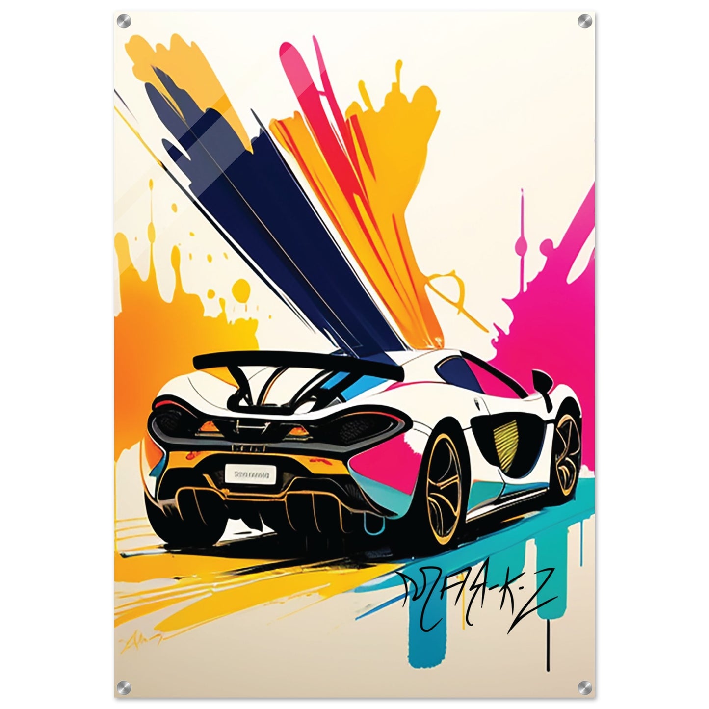 McLaren Booty-Time Acrylic Print