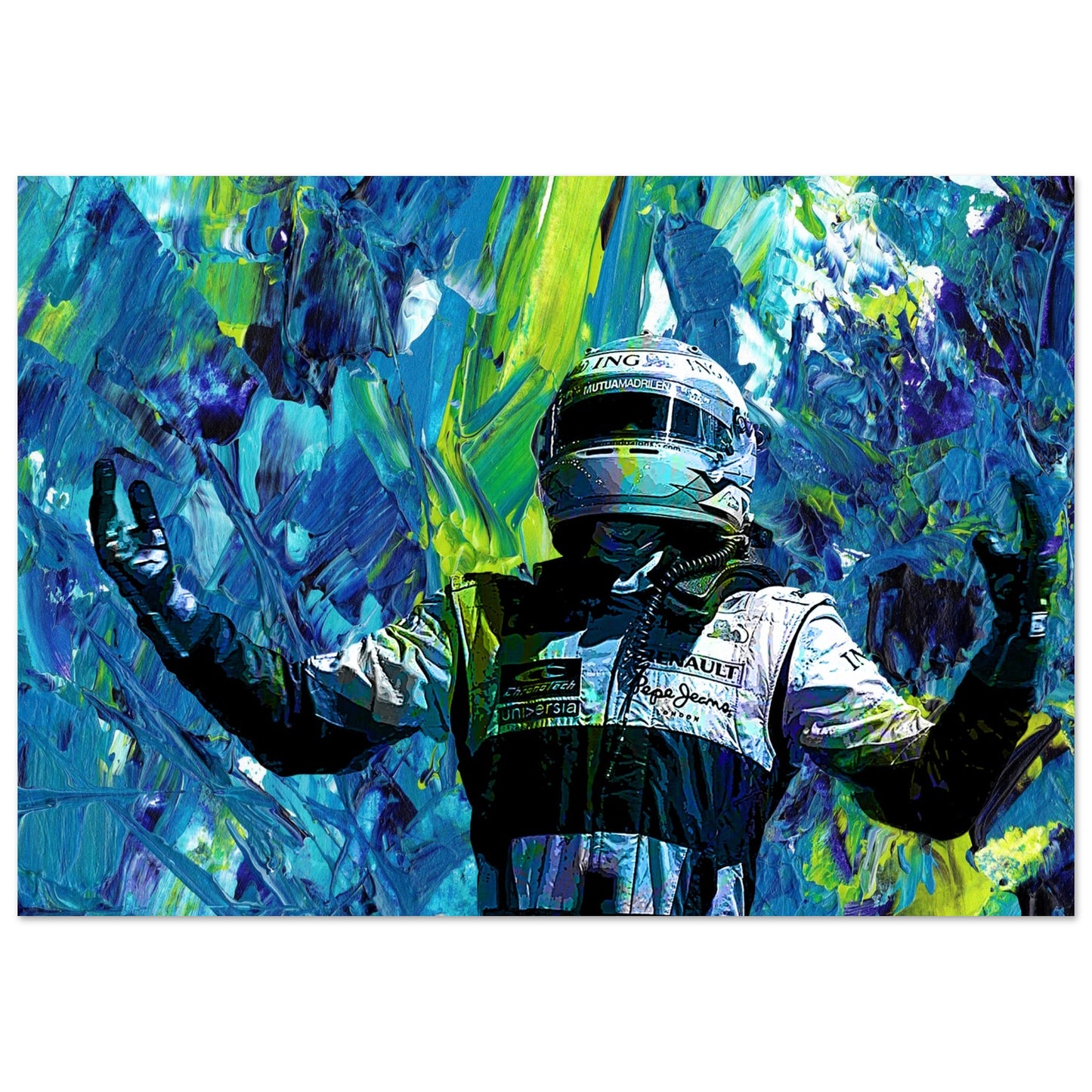 Fernando Champion Tribute Classic Semi-Glossy Paper Poster