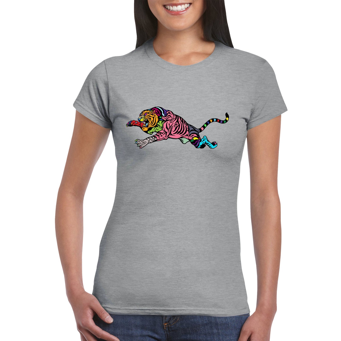 Jump For Joy Classic Womens Crewneck T-shirt