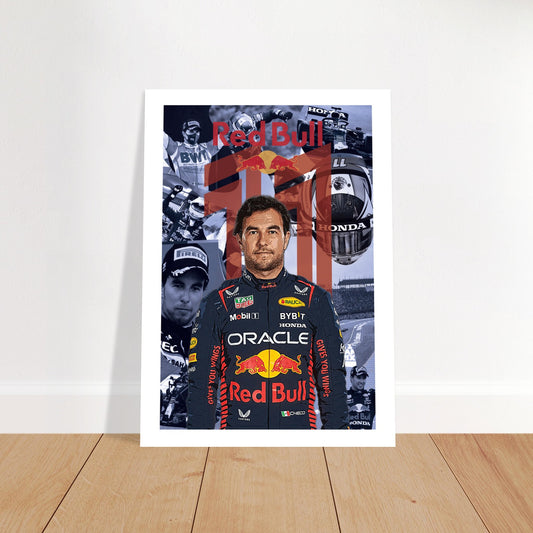 Sergio Perez Custom Premium Semi-Glossy Paper Poster