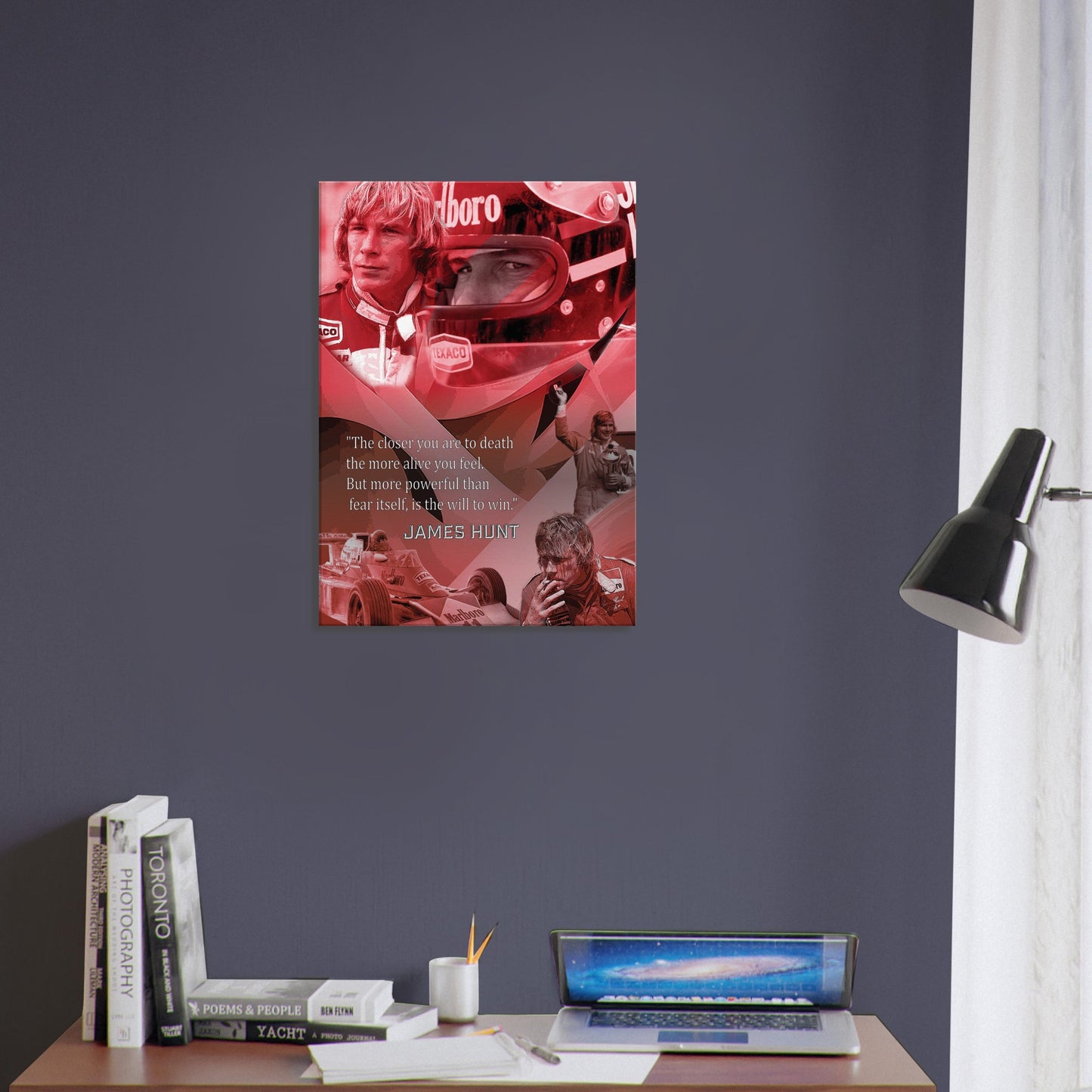 James Hunt Custom Tribute Canvas