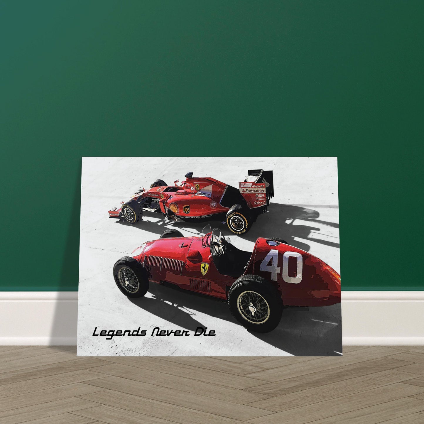 "Legends Never Die" Classic Semi-Glossy Paper Poster