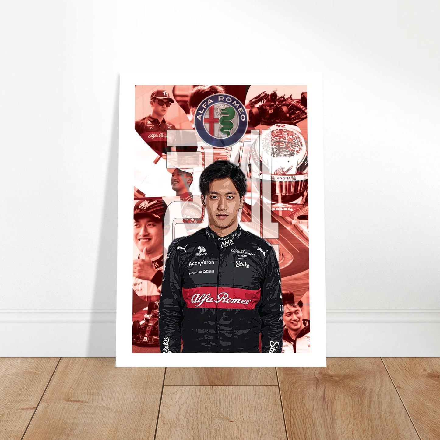 Zhou Guanyu Custom Classic Semi-Glossy Paper Poster