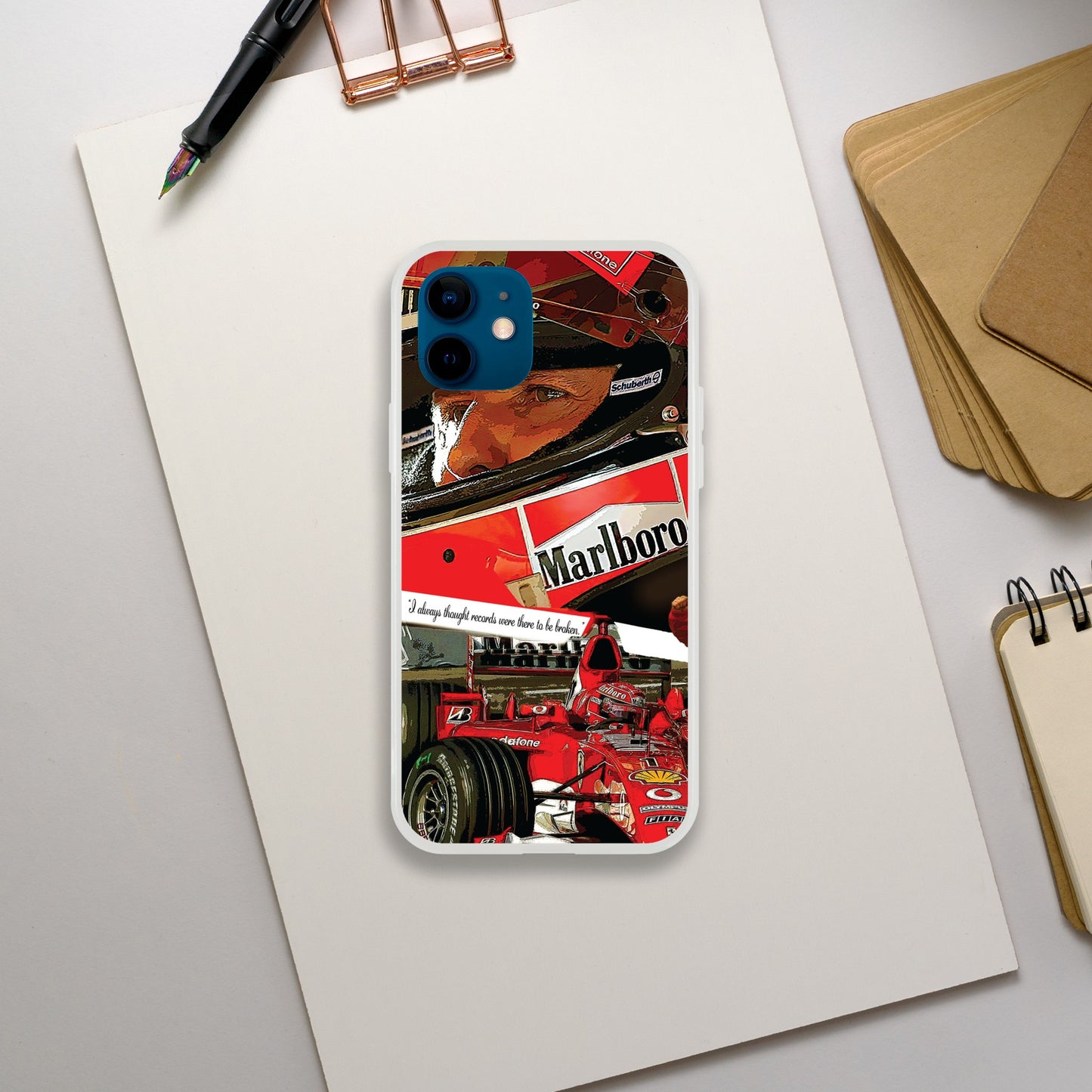 Michael Schumacher Custom Tribute Phone Flexi case