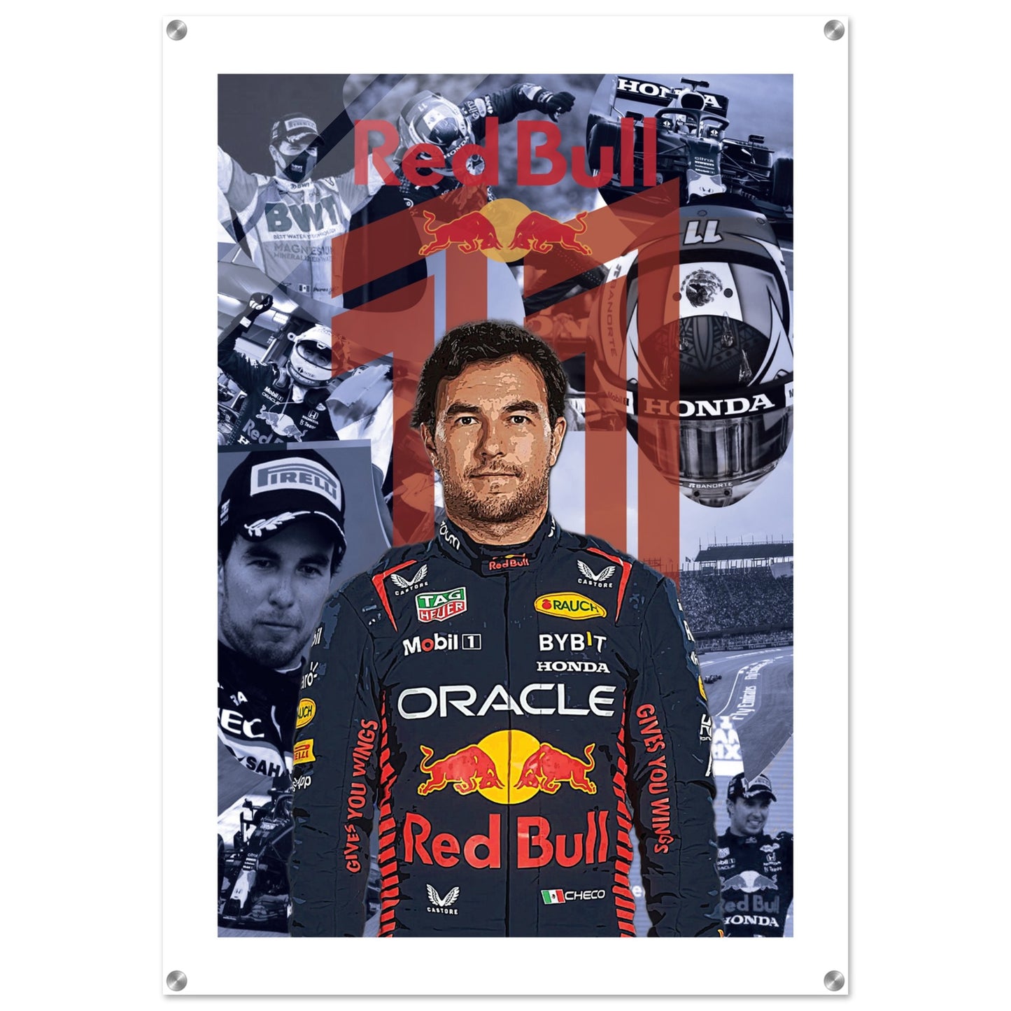 Sergio Perez Custom Acrylic Print