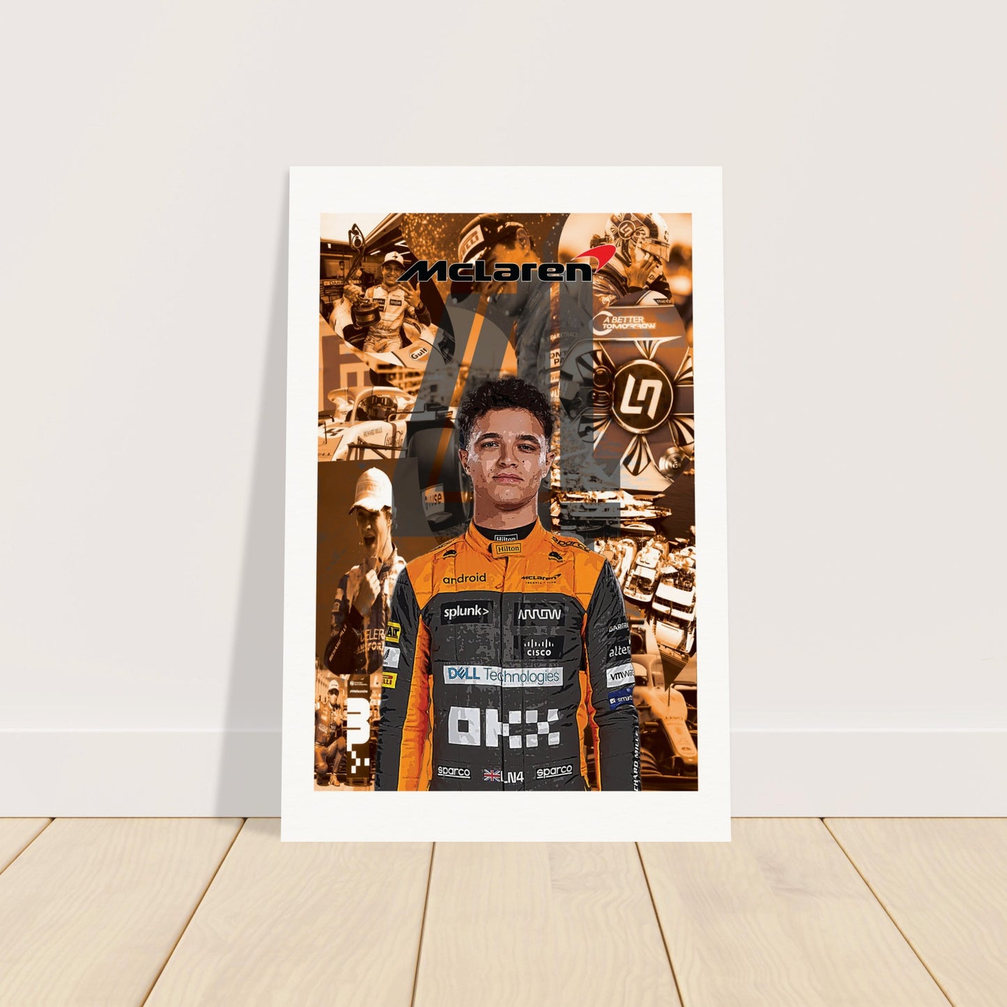 Lando Norris Custom Museum-Quality Matte Paper Poster