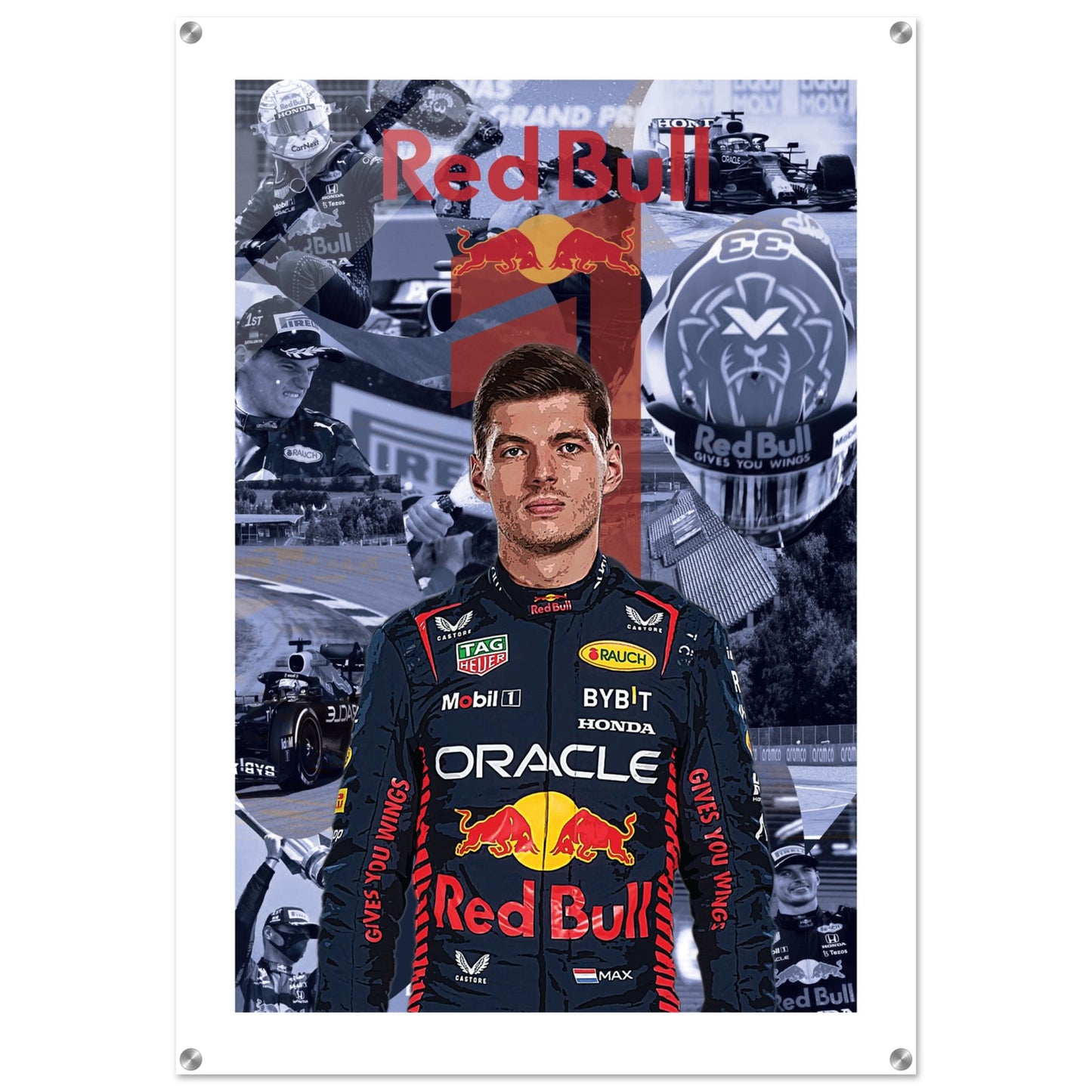 Max Verstappen Custom Acrylic Print