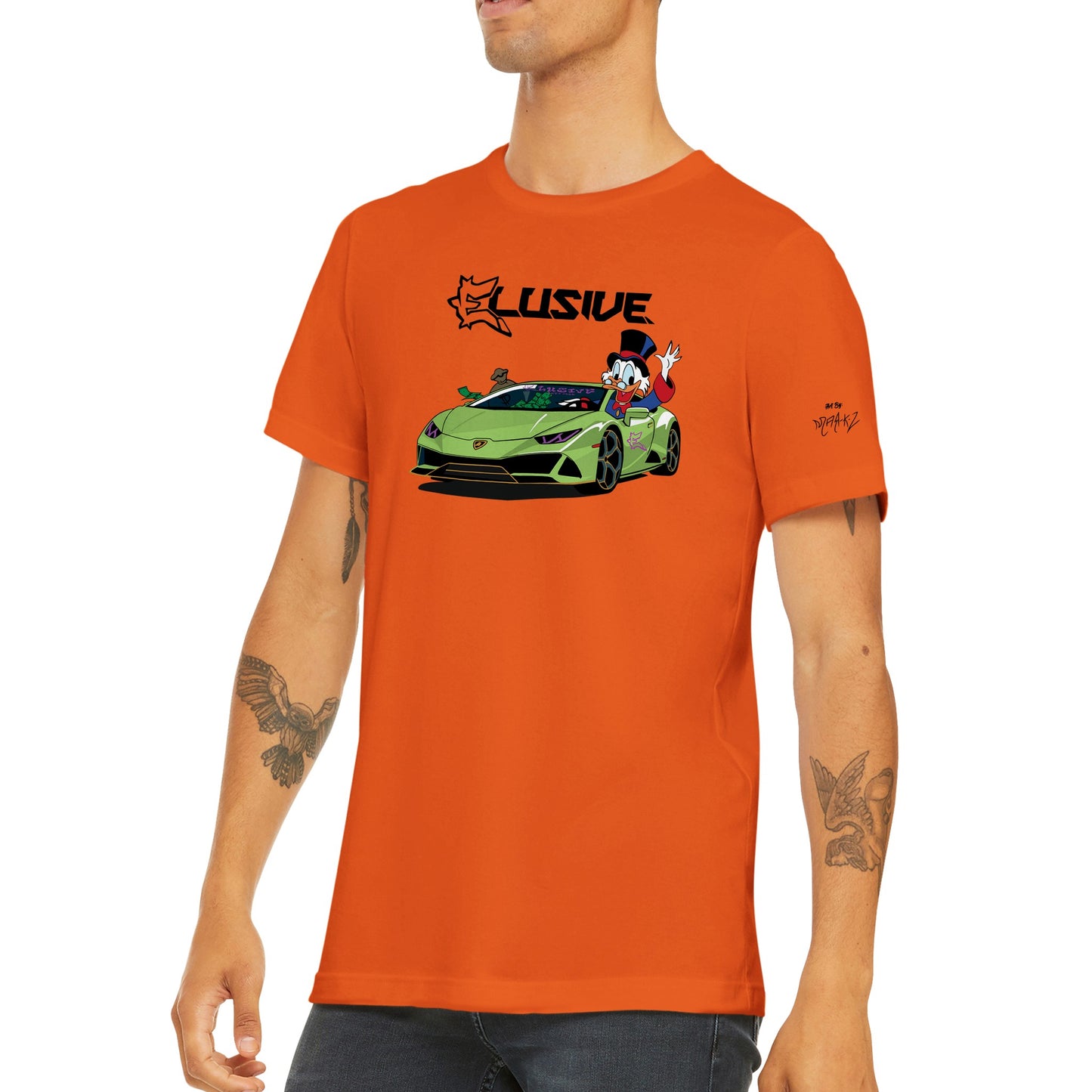 Lambo Scrooge Premium Unisex Crewneck T-shirt