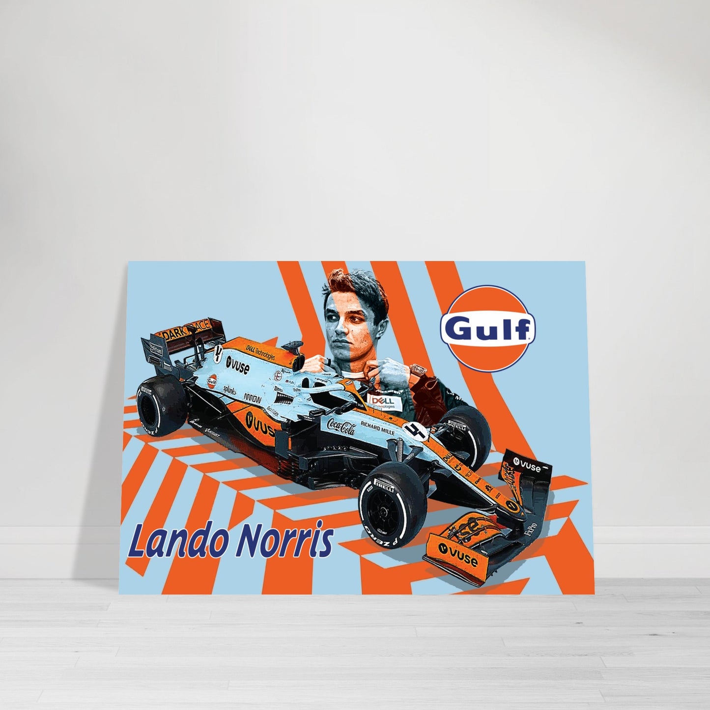 Lando Gulf Tribute Classic Semi-Glossy Paper Poster