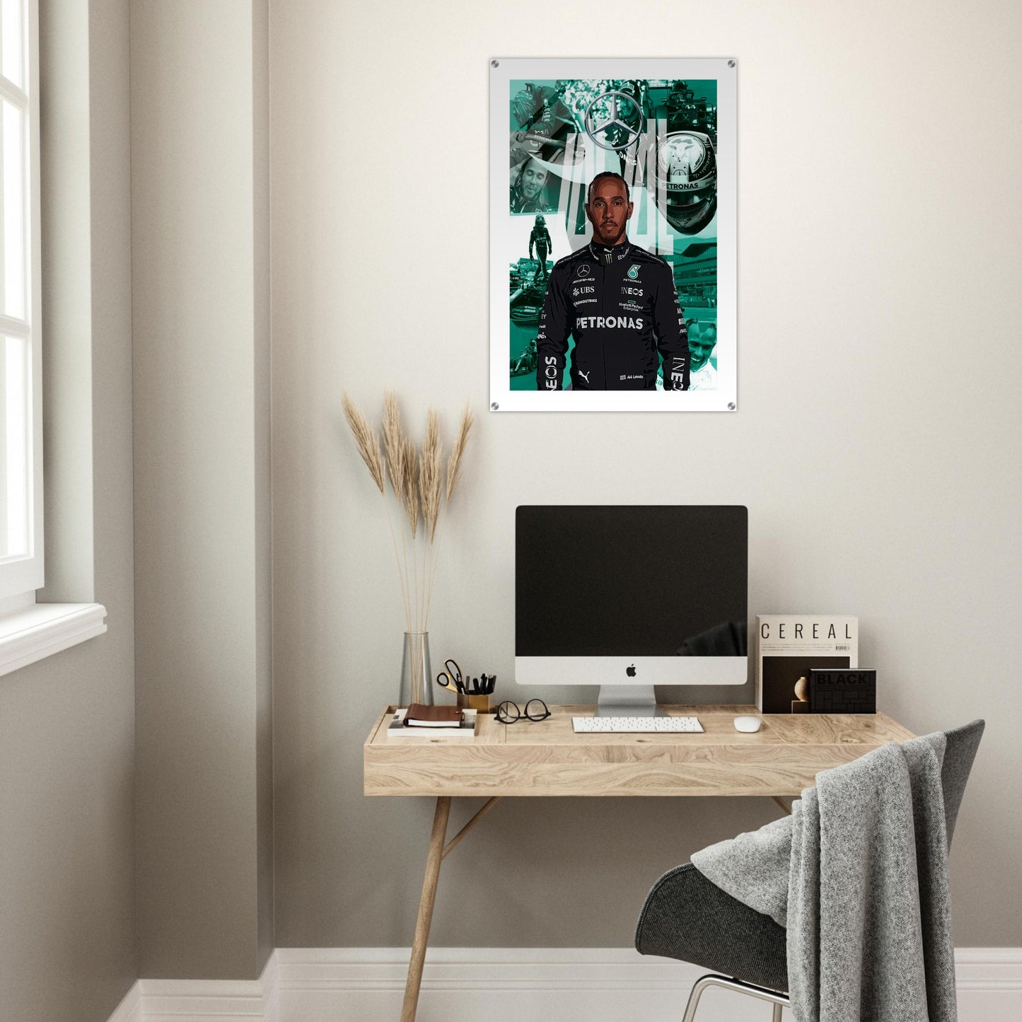 Lewis Hamilton Custom Acrylic Print