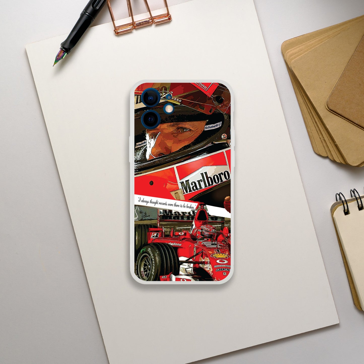 Michael Schumacher Custom Tribute Phone Flexi case