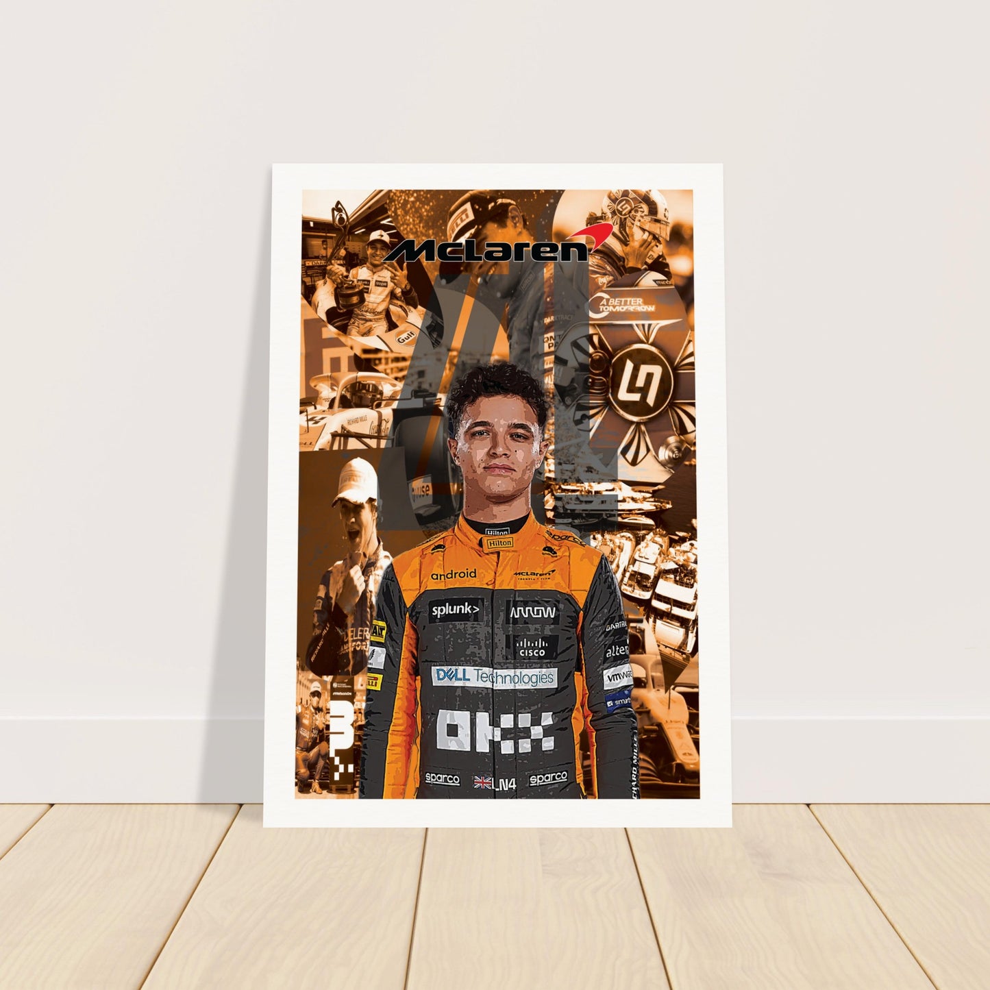 Lando Norris Custom Museum-Quality Matte Paper Poster