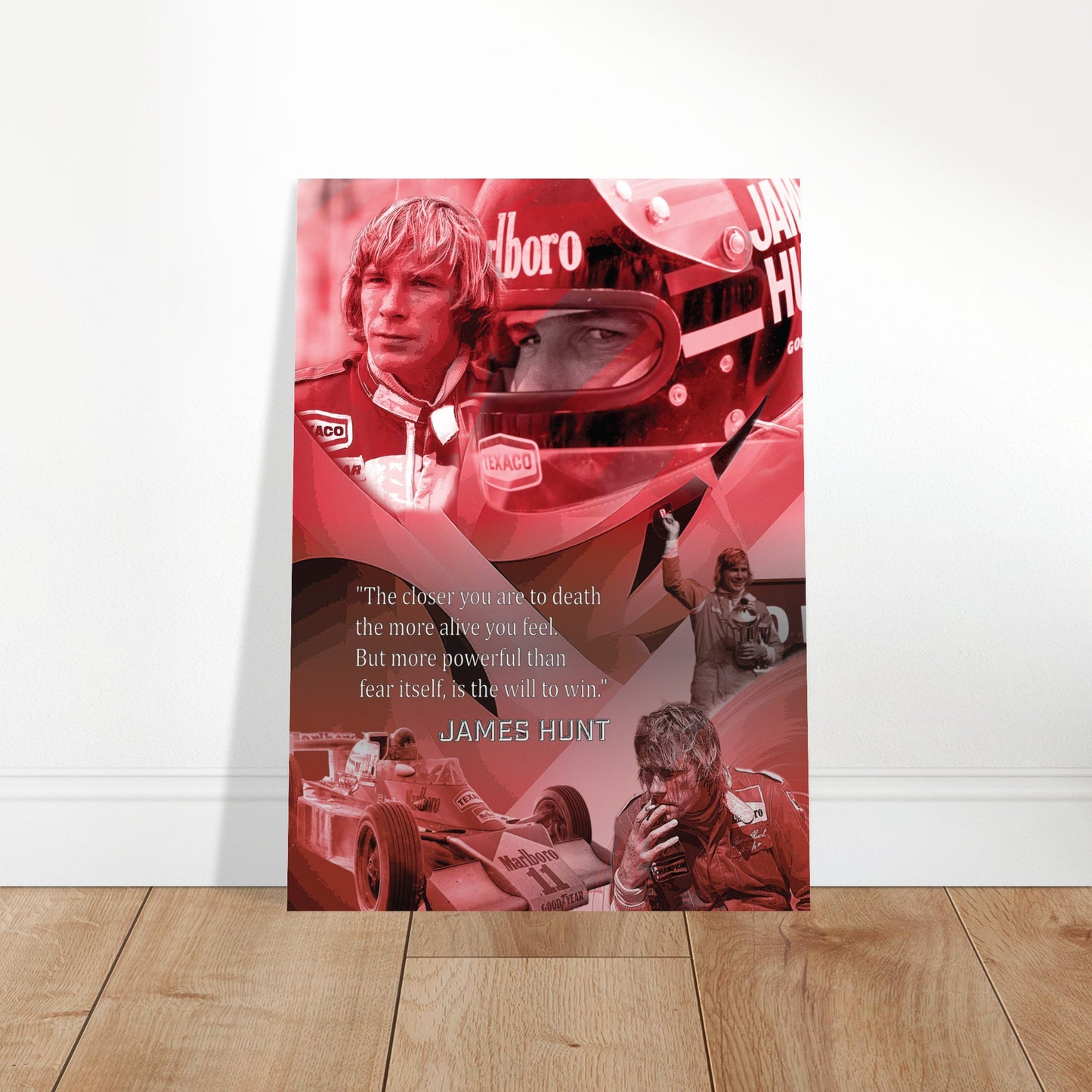 James Hunt Custom Tribute Classic Semi-Glossy Paper Poster