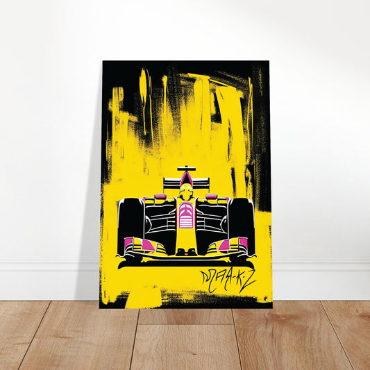 Custom Formula One Classic Semi-Glossy Paper Poster