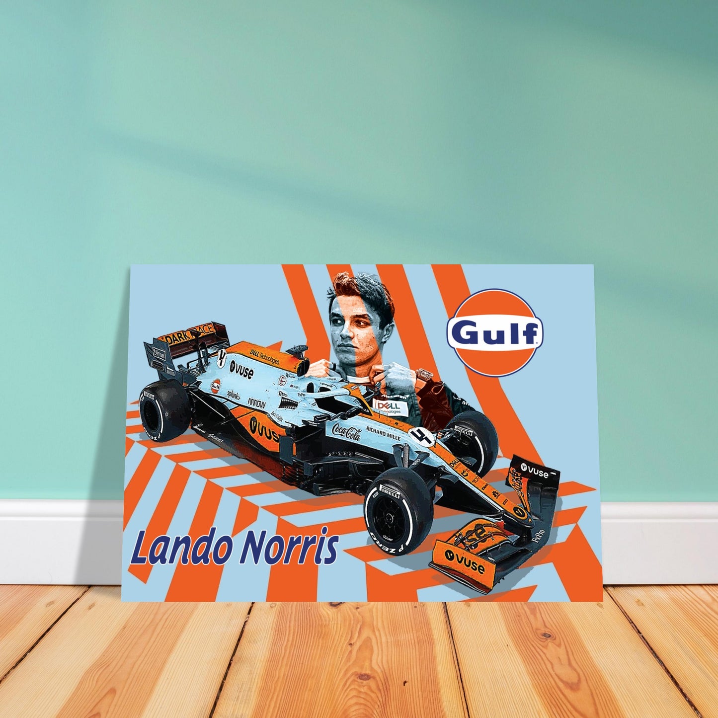 Lando Gulf Tribute Classic Semi-Glossy Paper Poster