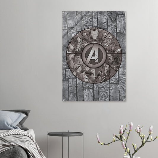 Avengers Assemble Acrylic Print