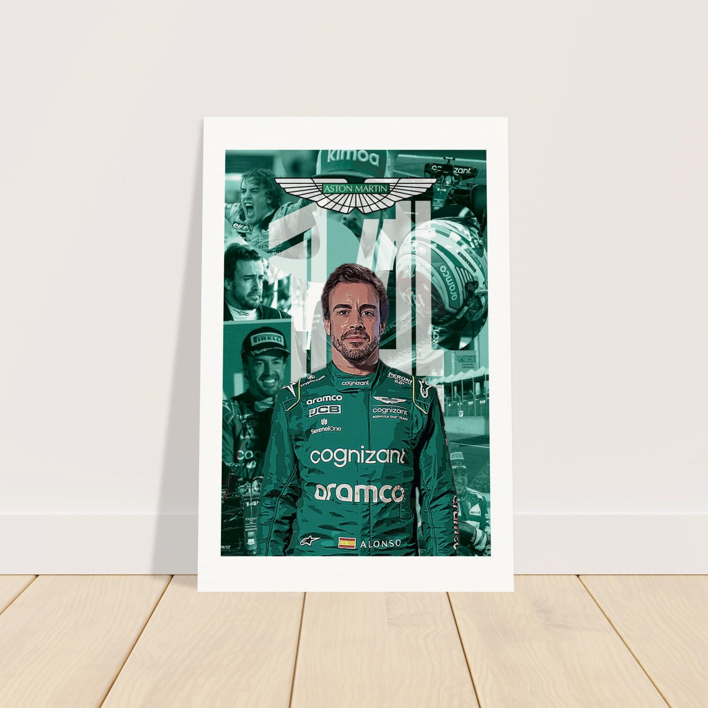 Fernando Alonso Custom Museum-Quality Matte Paper Poster