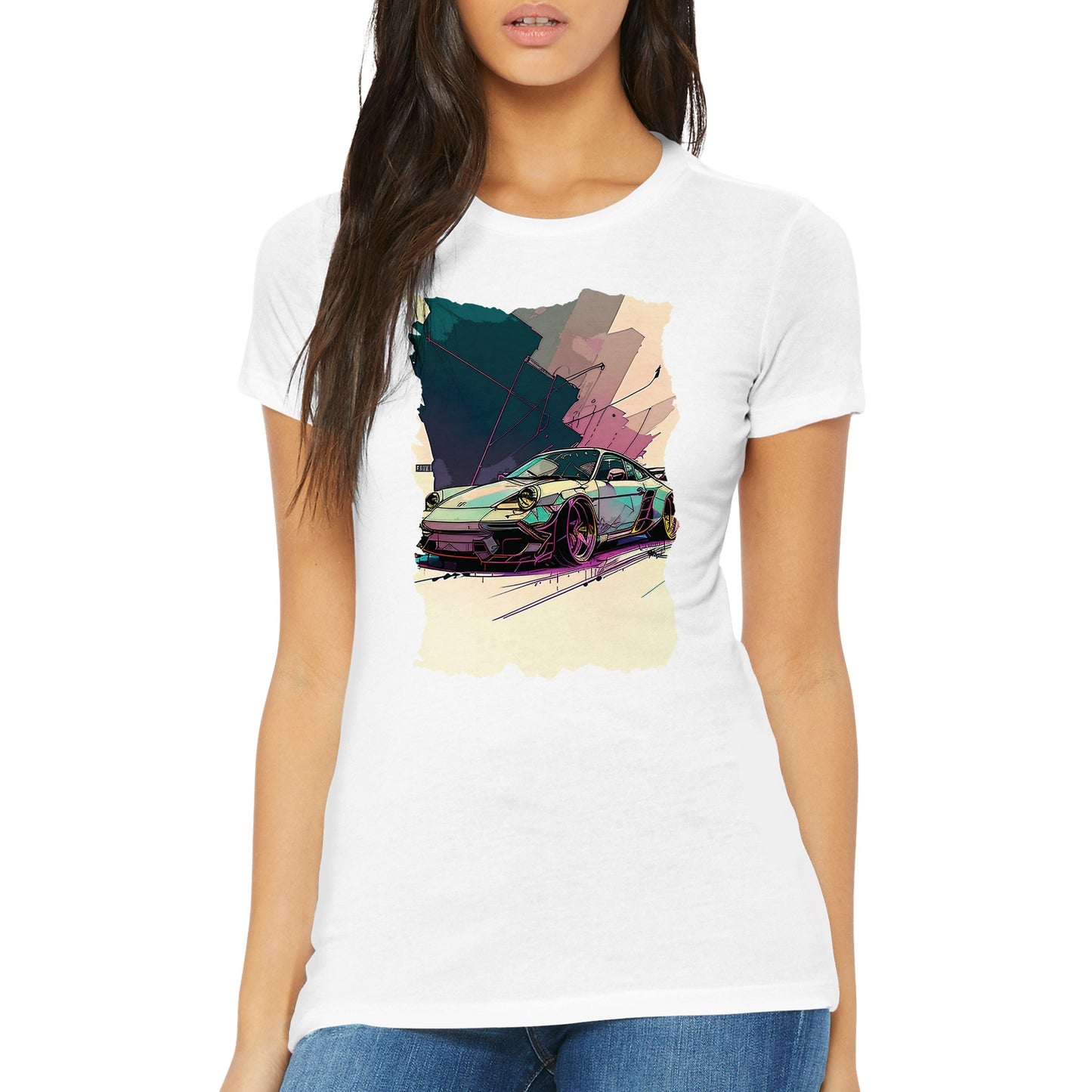 Crusin' 911 Premium Womens Crewneck T-shirt