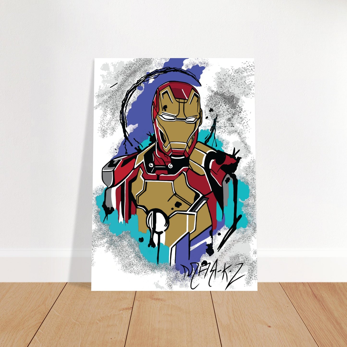 Custom Iron Man Premium Semi-Glossy Paper Poster