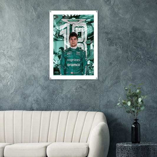 Lance Stroll Custom Acrylic Print