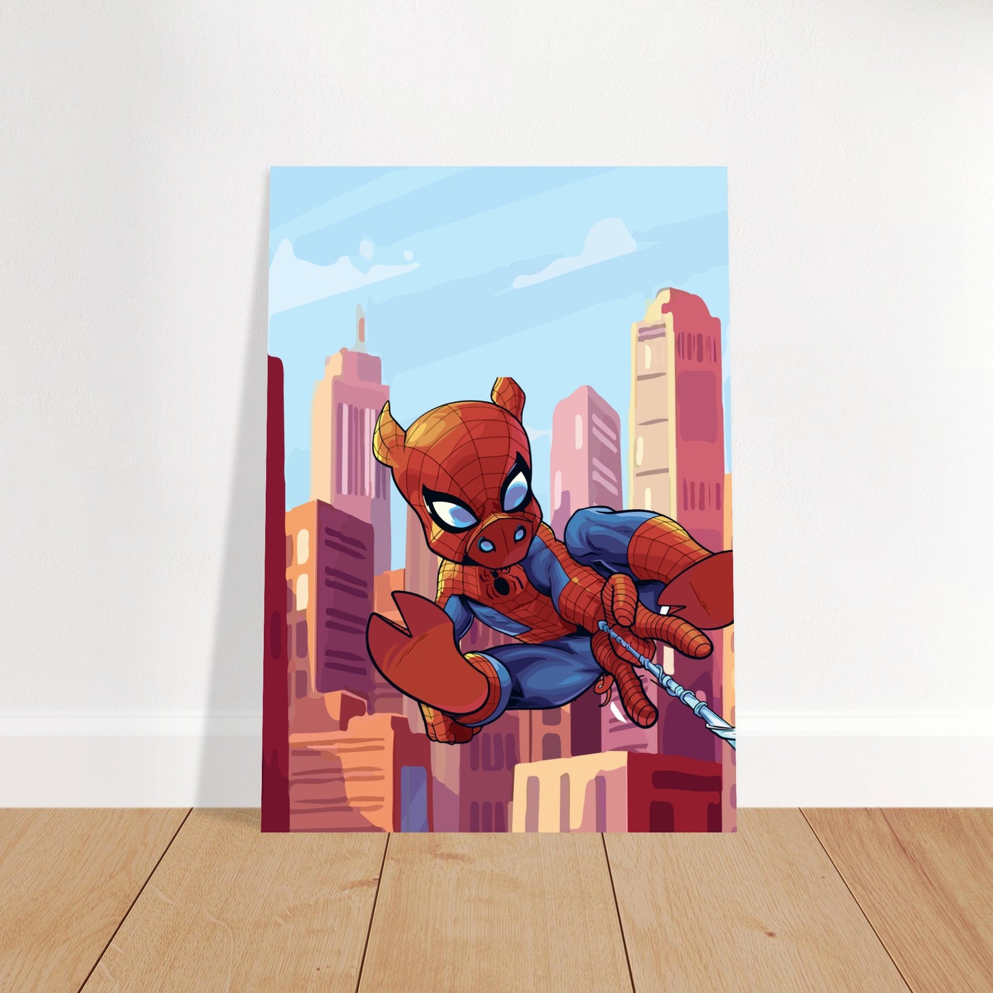 Spider-Pig Premium Semi-Glossy Paper Poster